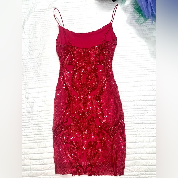 B.DARLIN Red Homecoming Dress - Picture 4 of 5